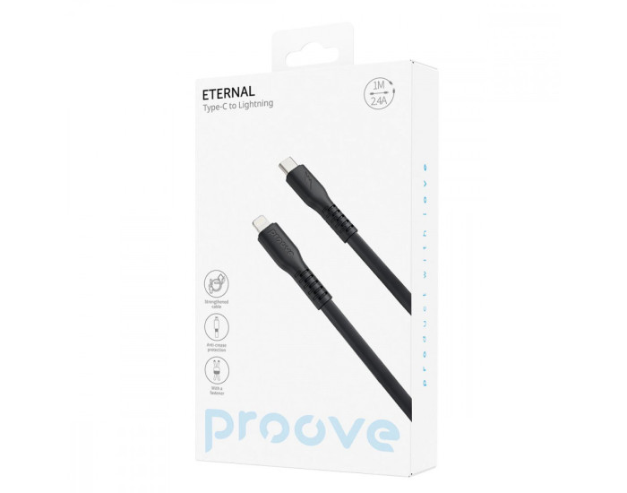 Кабель Proove Eternal Type-C to Lightning (27W/1m) (Light blue)