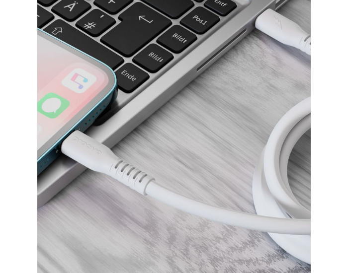 Кабель Proove Eternal Type-C to Lightning (27W/1m) (Light blue)
