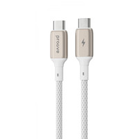 Кабель Proove Dense Metal Type-C to Type-C 60W (3A/1m) White
