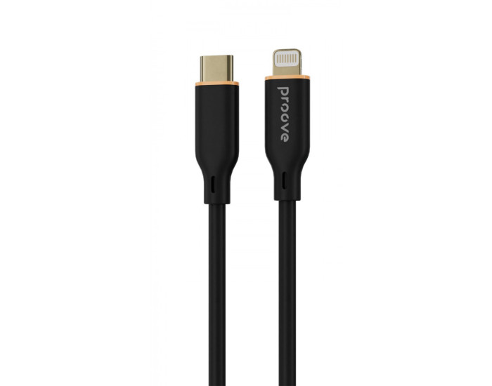 Кабель Proove Jelly Silicone Type-C to Lightning (27W/1m) Black