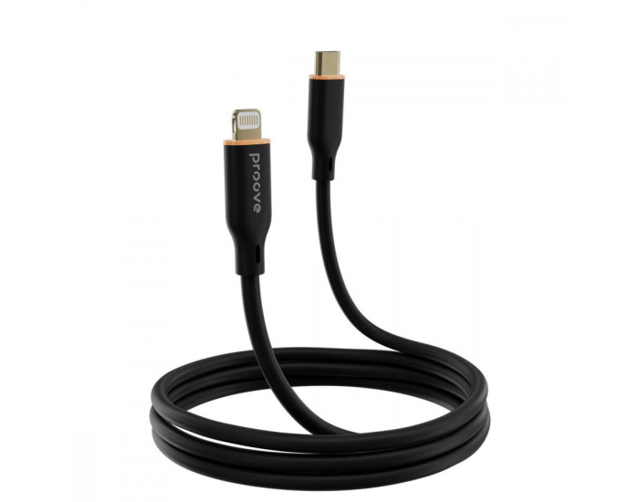 Кабель Proove Jelly Silicone Type-C to Lightning (27W/1m) Black