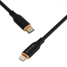 Кабель Proove Jelly Silicone Type-C to Lightning (27W/1m) Black