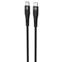 Кабель Proove Light Silicone Plus Type-C to Type-C (60W/1m) Black