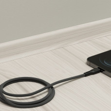 Кабель Proove Rebirth USB to Lightning (2.4A/1m) Black/White