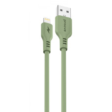 Кабель Proove Rebirth USB to Lightning (2.4A/1m) Green