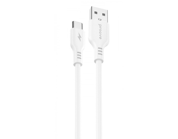 Кабель Proove Rebirth USB to Type-C (3A/1m) White