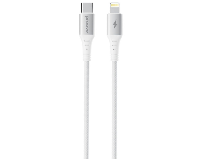 Кабель Proove Wirex Type-C to Lightning (27W/1m) (White)