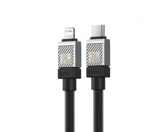 Кабель USB Baseus CoolPlay Series Fast Charging Cable Type-C to Lightning (20W/1m) черный (CAKW000001)