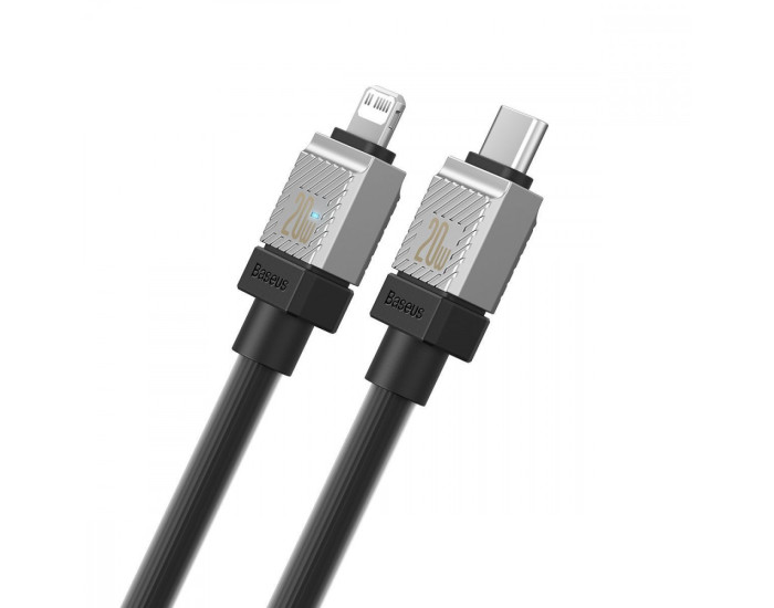 Кабель USB Baseus CoolPlay Series Fast Charging Cable Type-C to Lightning (20W/1m) черный (CAKW000001)