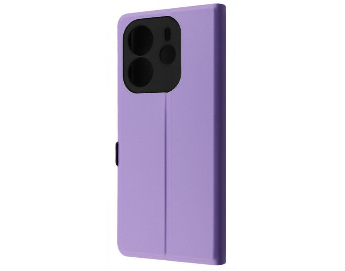 Чохол-книга WAVE Flap Case Xiaomi Redmi Note 14 4G (Global) 163.3mm Light purple