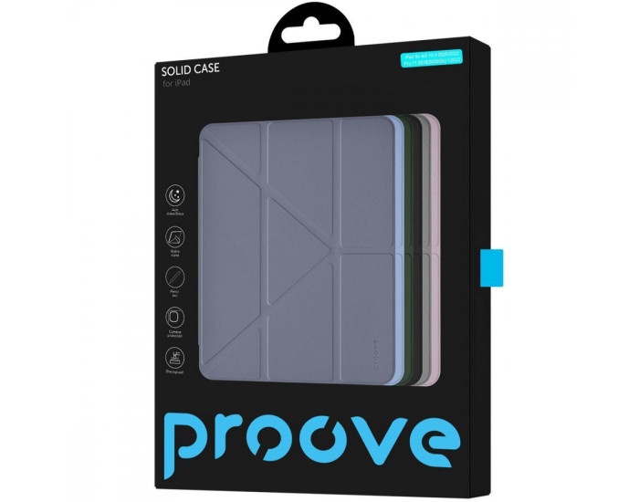 Чехол-книга на планшет Proove Solid Case iPad Air 4/5 10.9 2020/2022, Pro 11 2018/2020/2021/2022  Sky Blue
