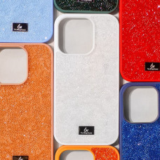 Чехол-силикон Bling World Rock Diamond iPhone 14 Pro, Grey titanium