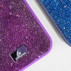 Чехол-силикон Bling World Rock Diamond iPhone 14 Pro, Grey titanium