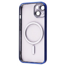 Чехол-силикон Metal Matte Case with MagSafe iPhone 13 Sierra Blue