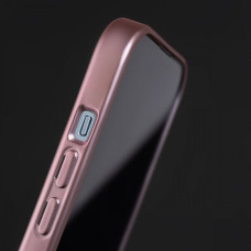 Чехол-силикон Metal Matte Case with MagSafe iPhone 15 Pro Max Blue Titanium