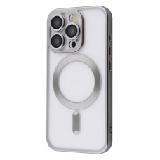 Чехол-силикон Metal Matte Case with MagSafe iPhone 15 Pro Natural Titanium