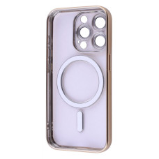 Чехол-силикон Metal Matte Case with MagSafe iPhone 15 Pro Natural Titanium