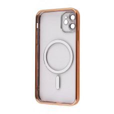 Чехол-силикон Metal Matte Case with MagSafe iPhone 11 Black