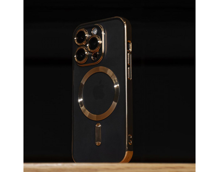 Чехол-силикон Metal Matte Case with MagSafe iPhone 11 Black