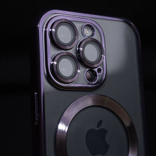Чехол-силикон Metal Matte Case with MagSafe iPhone 11 Black