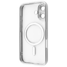 Чехол-силикон Metal Matte Case with Magnetic Ring iPhone 16 Ultramarine