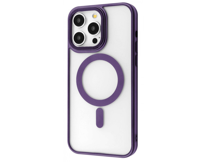 Чехол-силикон Proove Blur Case with Magnetic Ring iPhone 14 Pro Deep Purple