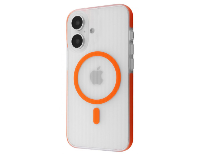 Чехол-силикон Proove Astro Case with Magnetic Ring iPhone 16 (Orange)