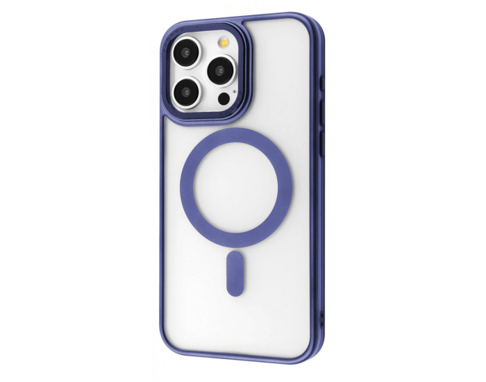 Чехол-силикон Proove Blur Case with Magnetic Ring iPhone 15 Pro Midnight Blue