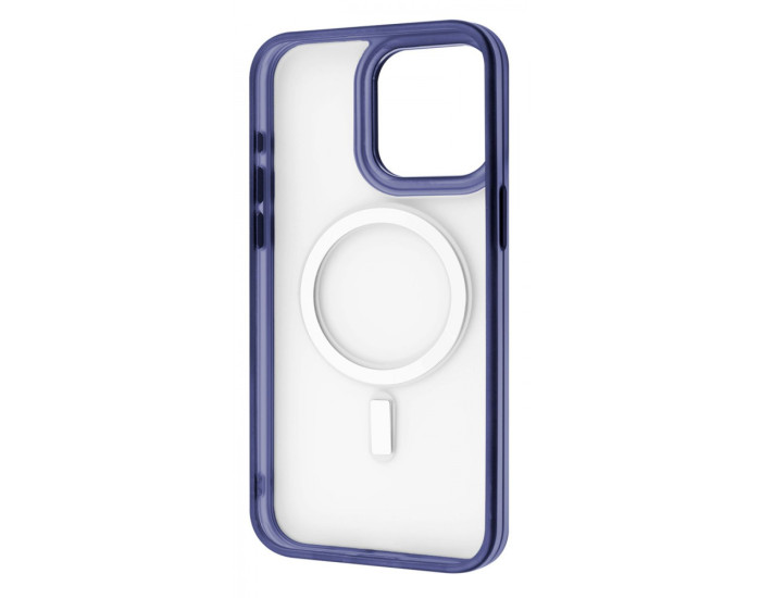 Чехол-силикон Proove Blur Case with Magnetic Ring iPhone 15 Pro Midnight Blue