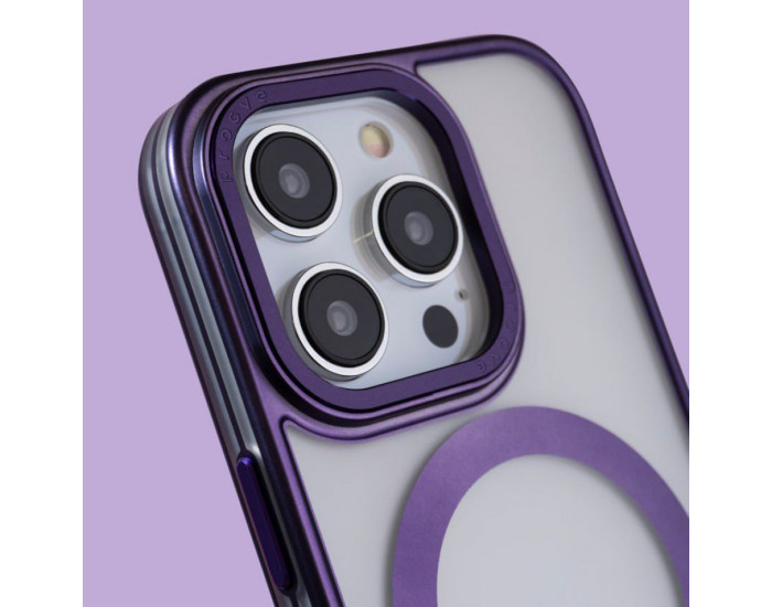 Чехол-силикон Proove Blur Case with Magnetic Ring iPhone 15 Pro Midnight Blue