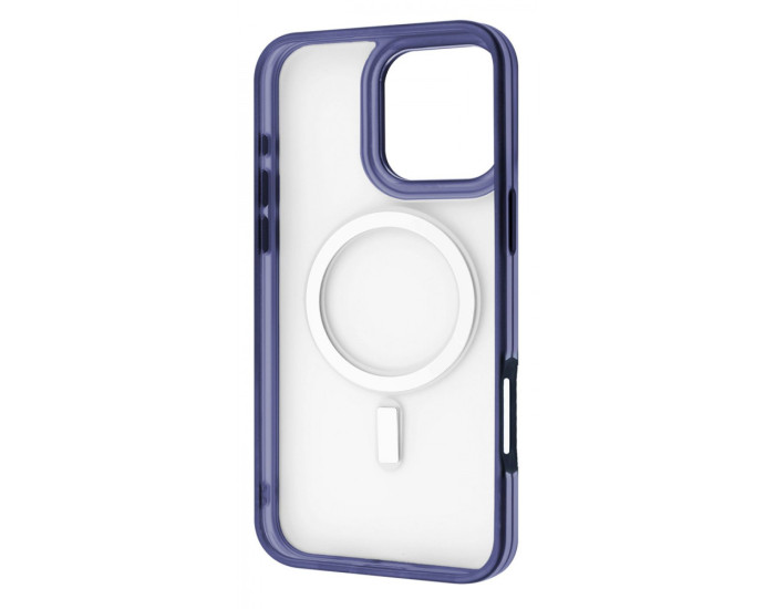 Чехол-силикон Proove Blur Case with Magnetic Ring iPhone 16 Pro Natural titanium