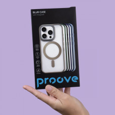 Чехол-силикон Proove Blur Case with Magnetic Ring iPhone 16 Pro Natural titanium