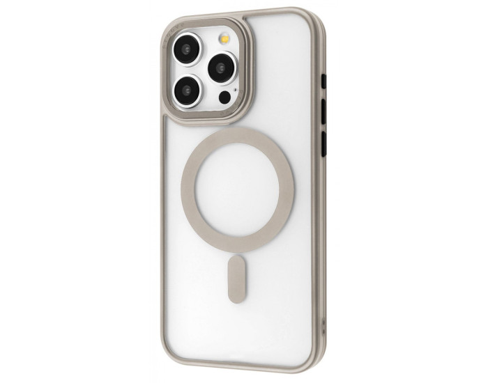 Чехол-силикон Proove Blur Case with Magnetic Ring iPhone 16 Pro Max Natural titanium