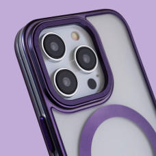 Чехол-силикон Proove Blur Case with Magnetic Ring iPhone 16 Pro Max Natural titanium