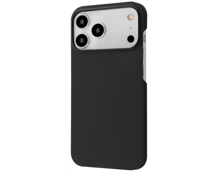 Чехол-силикон Proove Carbon Slim with Magnetic Ring iPhone 17 Pro Max, Onyx