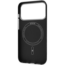 Чехол-силикон Proove Carbon Slim with Magnetic Ring iPhone 17 Pro Max, Onyx