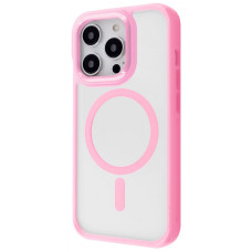 Чехол-силикон Proove Clear Essence Case with Magnetic Ring iPhone 16 Pro Pink Send