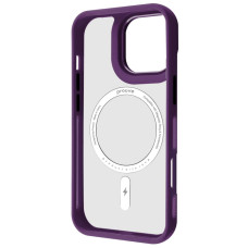 Чехол-силикон Proove Clear Essence Case with Magnetic Ring iPhone 16 Pro Pink Send
