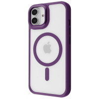 Чехол-силикон Proove Clear Essence Case with Magnetic Ring iPhone 17 Deep Purple