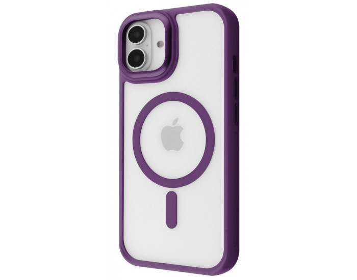 Чехол-силикон Proove Clear Essence Case with Magnetic Ring iPhone 17 Deep Purple