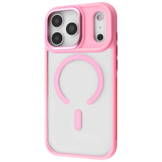 Чехол-силикон Proove Clear Essence Case with Magnetic Ring iPhone 17 Pro Max Pink Sand