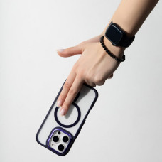 Чехол-силикон Proove Clear Essence Case with Magnetic Ring iPhone 15 Pro Orange