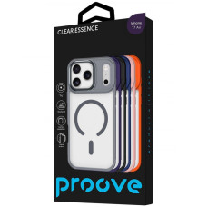 Чехол-силикон Proove Clear Essence Case with Magnetic Ring iPhone Air Deep Purple