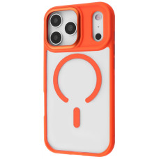 Чехол-силикон Proove Clear Essence Case with Magnetic Ring iPhone 17 Pro Orange