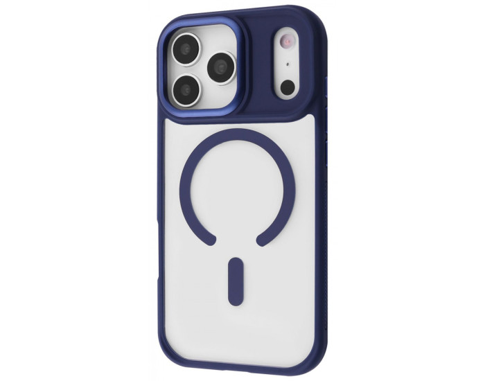 Чехол-силикон Proove Clear Essence Case with Magnetic Ring iPhone 17 Pro Midnight Blue