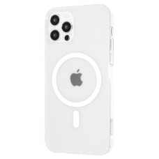 Чехол-силикон Proove Crystal Case with MagSafe Ring iPhone 12 Pro Max Прозрачный