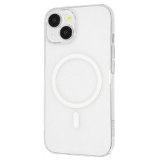 Чехол-силикон Proove Crystal Case with MagSafe Ring iPhone 15 Прозрачный