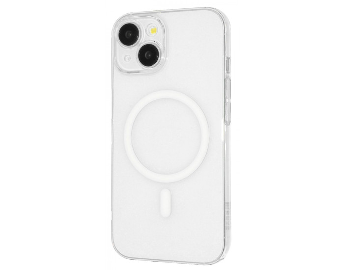 Чехол-силикон Proove Crystal Case with MagSafe Ring iPhone 15 Прозрачный