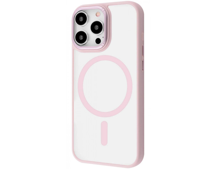 Чехол-силикон Proove Essence Case with MagSafe Ring iPhone 16 Pro Pink Send