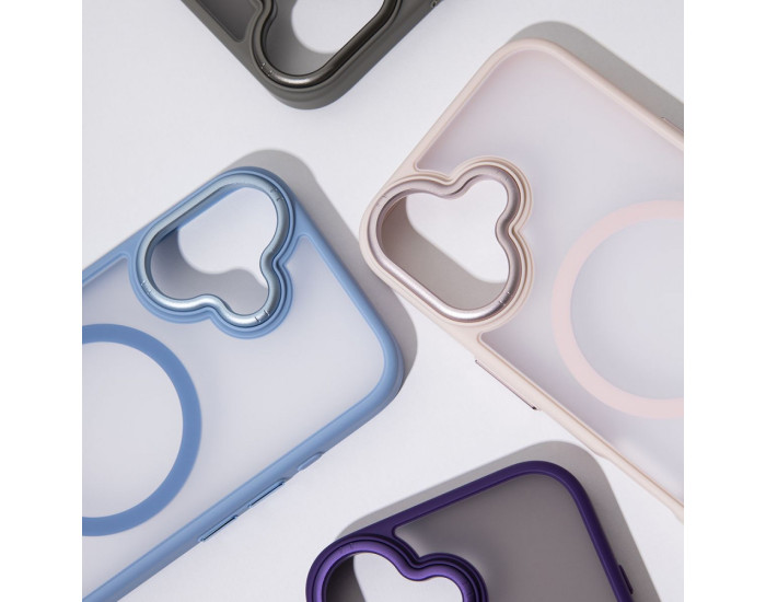 Чехол-силикон Proove Essence Case with MagSafe Ring iPhone 16 Pro Pink Send